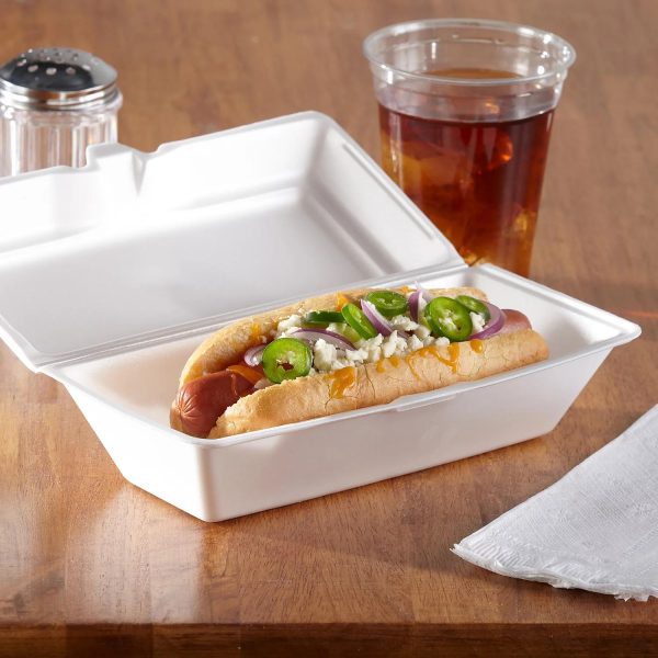 Hefty Food Service Containers Rectangle 9 3 4 x 5 x 3 1 4 125 ct. For Discount - Image 2
