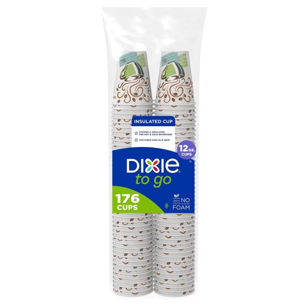 Dixie to go Insulated Paper Cups, Choose Size Cheap - Image 3