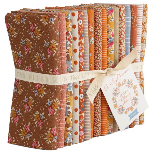 Creating Memories Fat Quarter Bundle, 16 Pieces {Autumn} - by Tilda Fabrics Fashion