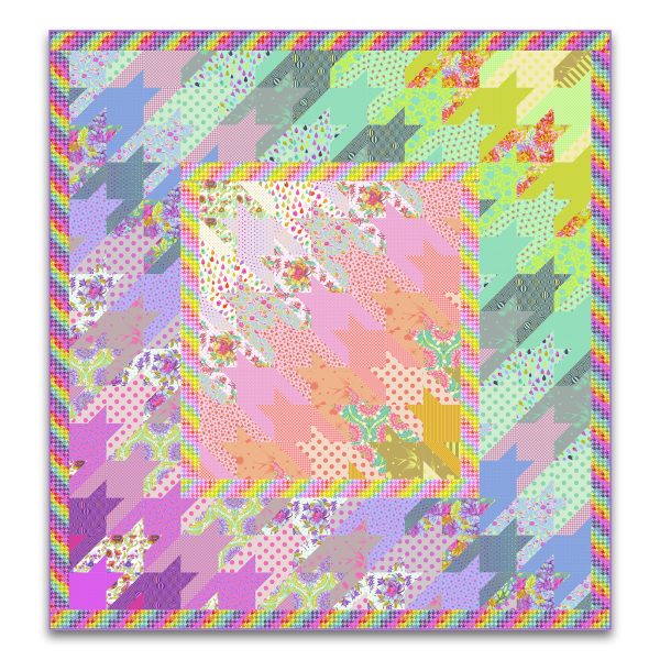 Rainbow Regalia Quilt Kit Featuring Untamed from Tula Pink Online Hot Sale