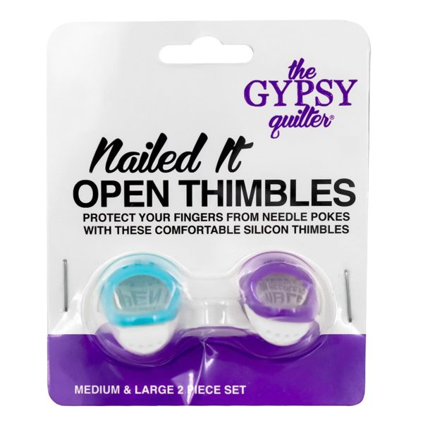 The Gypsy Quilter Nailed It Open Thimble Set Sale