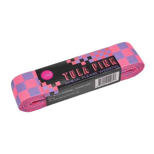 1-1 2  Webbing - Check Please in Nova - Tula Pink Untamed - Three Yard Pack Online Hot Sale