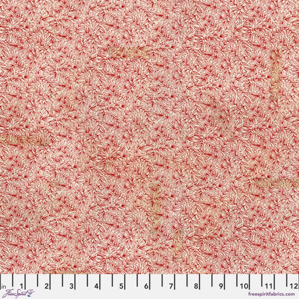 Holidays Past - Berry Branch in Red - Tim Holtz - PWTH202.RED - Half Yard Online Sale