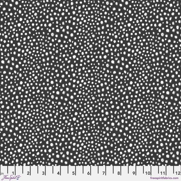 Winter Joy - Flurries in Charcoal - Cori Dantini - PWCD102.XCHARCOAL - Half Yard Online Sale