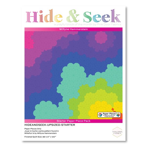 Upsized Hide and Seek - Starter Paper Pieces Set - HIDEANDSEEK-UPSIZED-STARTER Online now
