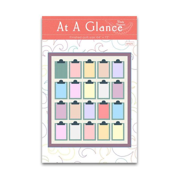 At A Glance - Quilt Pattern - Wendy Sheppard - WS25 - Paper Pattern Online now