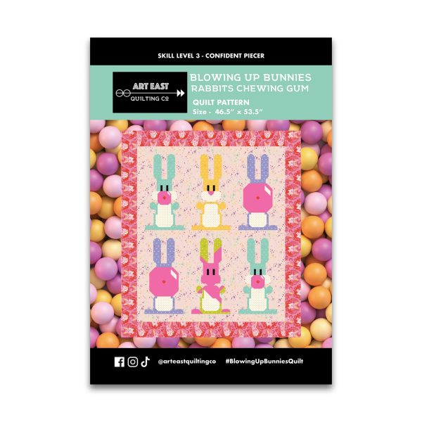 Blowing Up Bunnies - Art East Quilting Co. - Paper Pattern - AEBU0423 For Discount