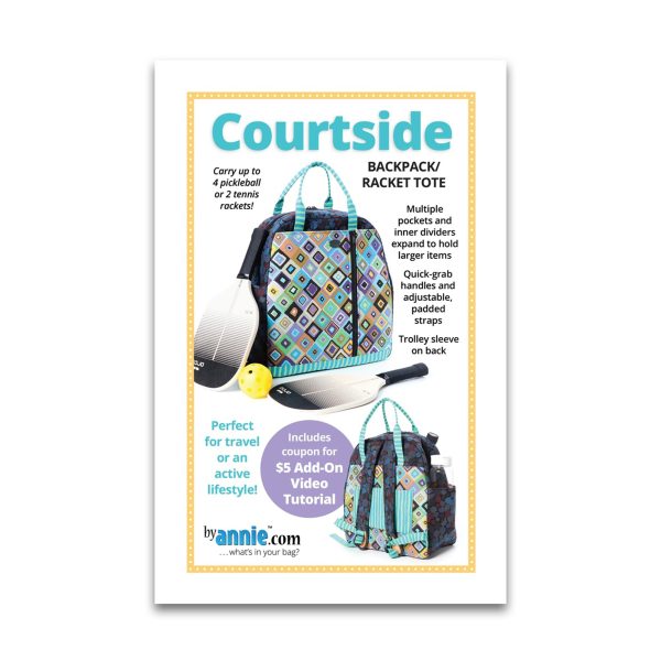 Courtside - Pattern by By Annie - Paper Pattern - PBA303 Online Sale